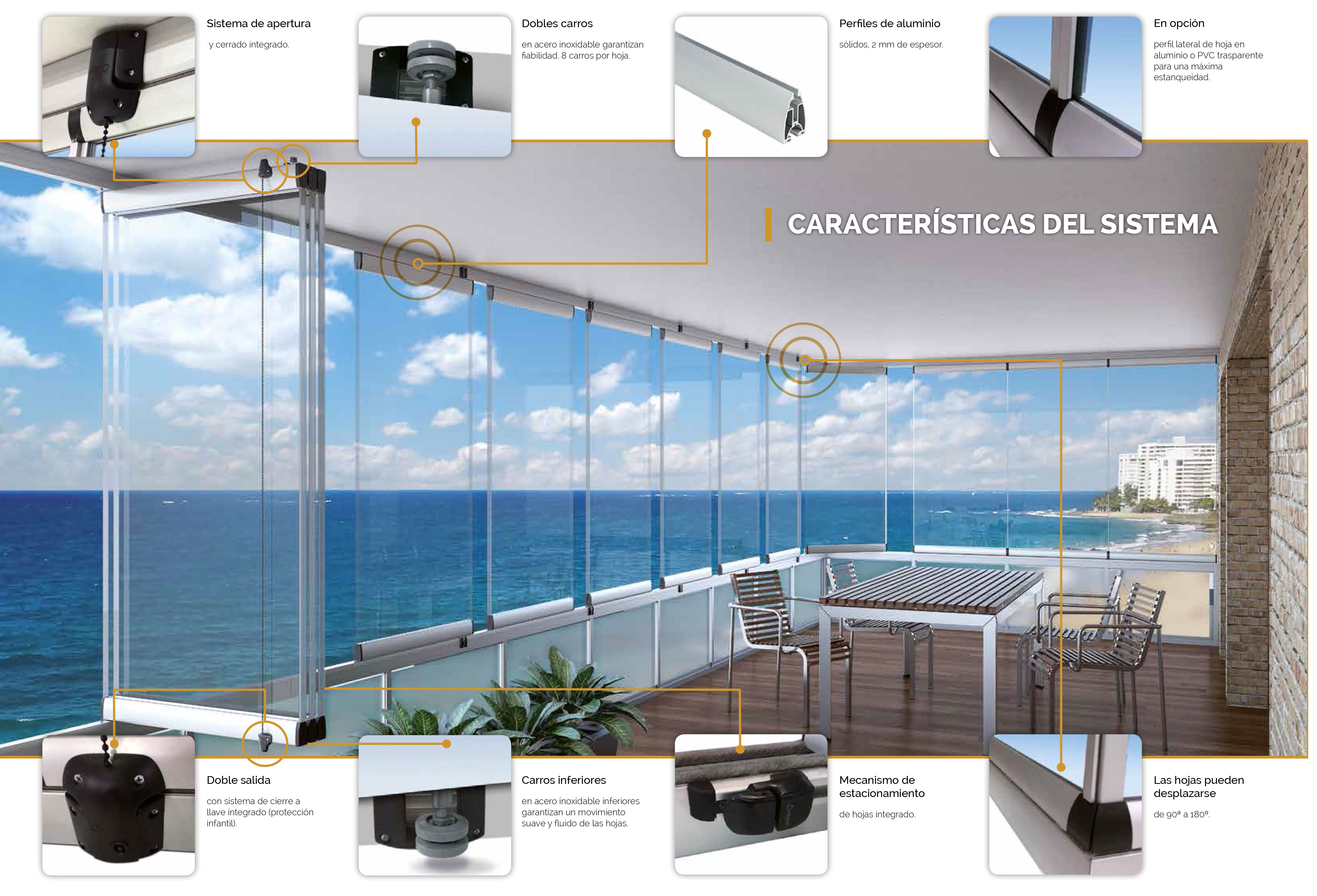 « CORTINAS DE CRISTAL » VISTA PANORAMICA Viatek